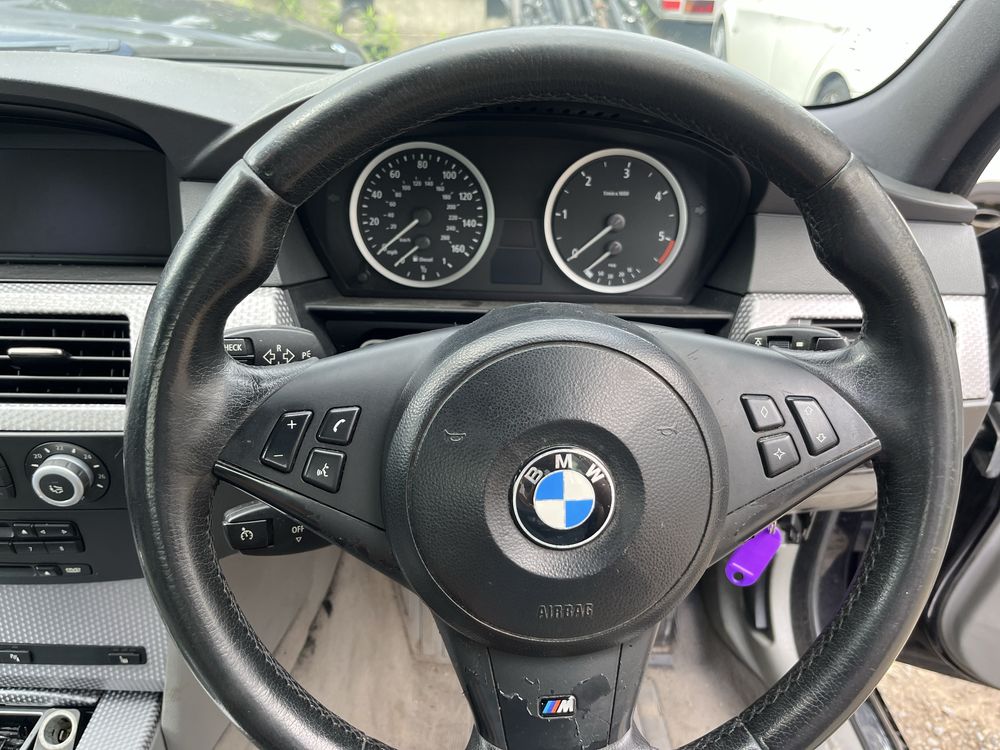 Kierownica bmw e60 e61 m pakiet przed lift kluczyk kpl poduszka
