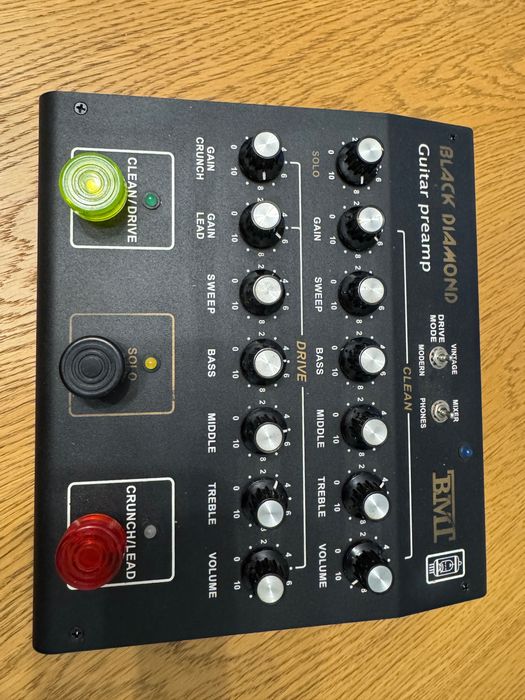 Гітарний педалборд ламповий preamp BMT 12AX7 Crybaby Nux Timeforce