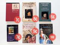 Livros de história e outros em excelente estado