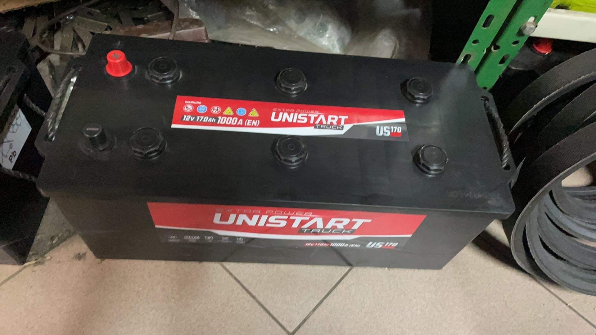 Akumulator Unistart 12V170AH1000A produkcja Jenox Polska