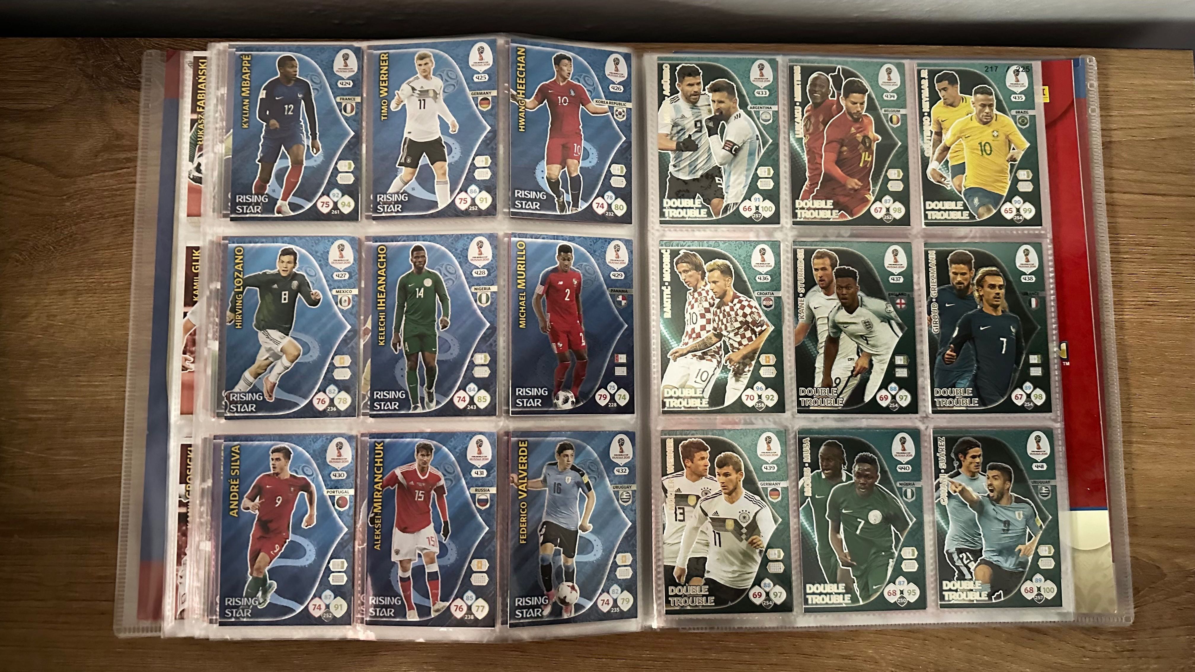 Adrenalyn XL FIFA World Cup Russia 2018 album PANINI [kart 467 na 468]