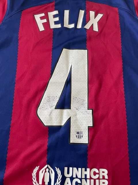 Koszulka piłkarska FC Barcelona #4 Joao Felix Nike L młodzieżowe