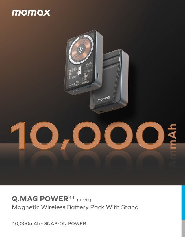 Q.Mag Power 11 Magnetyczny bezprzewodowy powerbank iPhone  10000 mAh