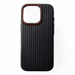 Etui NUOVARA Line do iPhone 16 Pro Max (Black Orange)