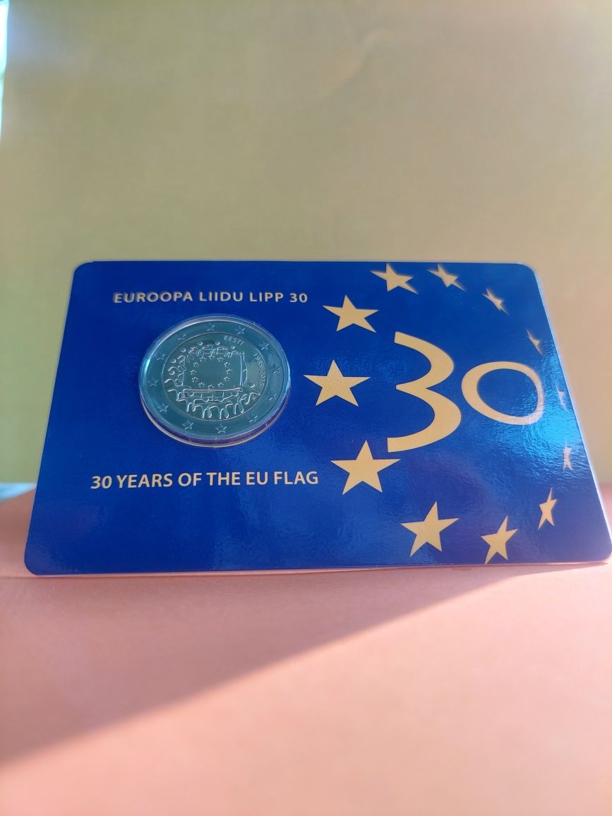 Moeda Estonia 2015 flag