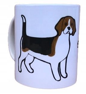 Kubek Z Nadrukiem Rasy Psów Beagle + kartonik