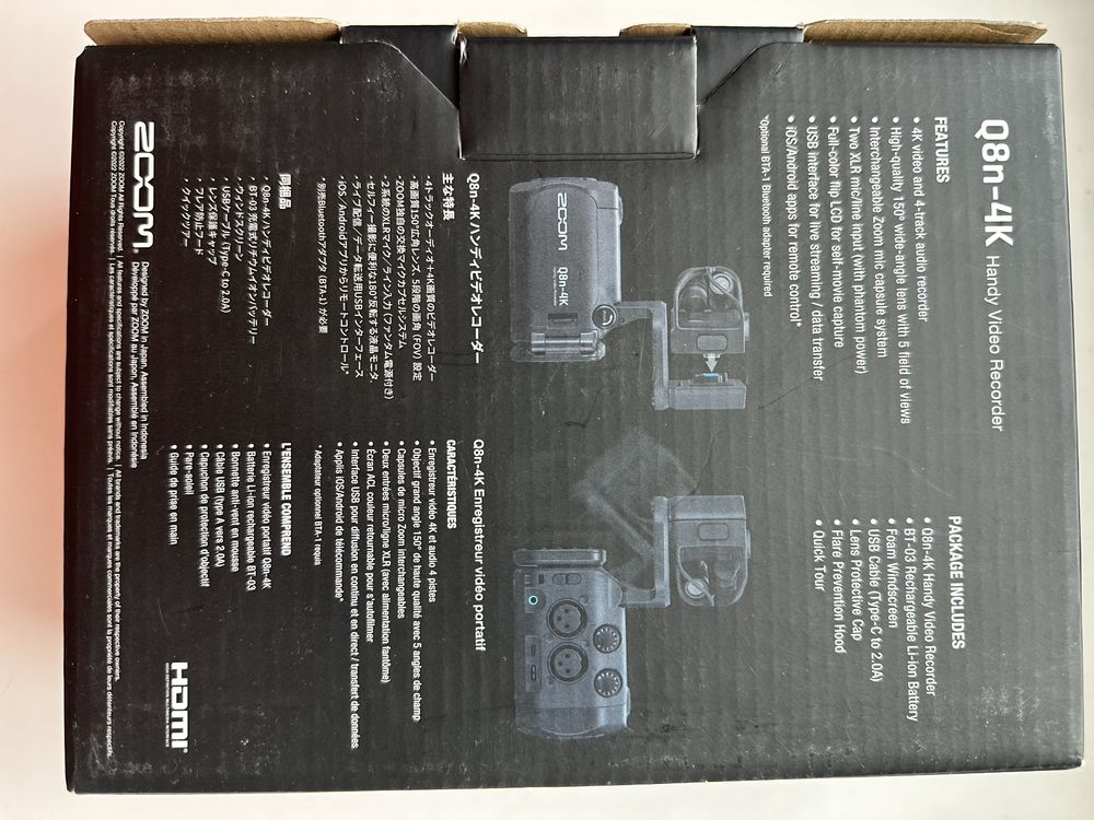 Відеокамера Zoom Q8n-4k