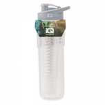 Butelka sportowa z wkładem na owoce IQ LAGO 900 ml - white/light grey