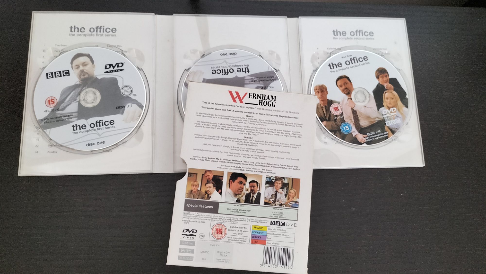 2 x box DVD. Series TV. The Office. os borgias.