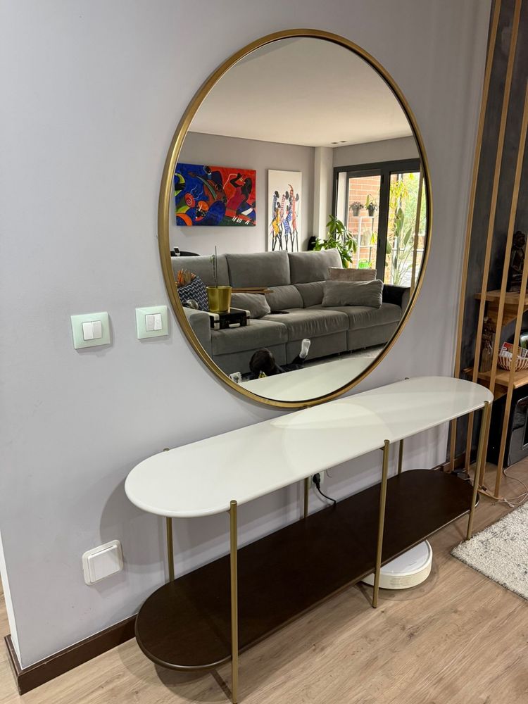 Espelho redondo 122cm diam West Elm