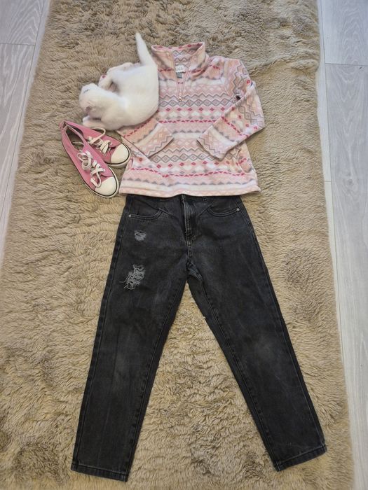 Флісова кофта reserved рожева фіолетова