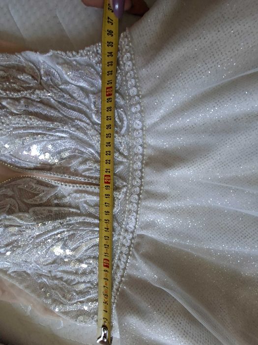 Suknia ślubna ecru 36/38