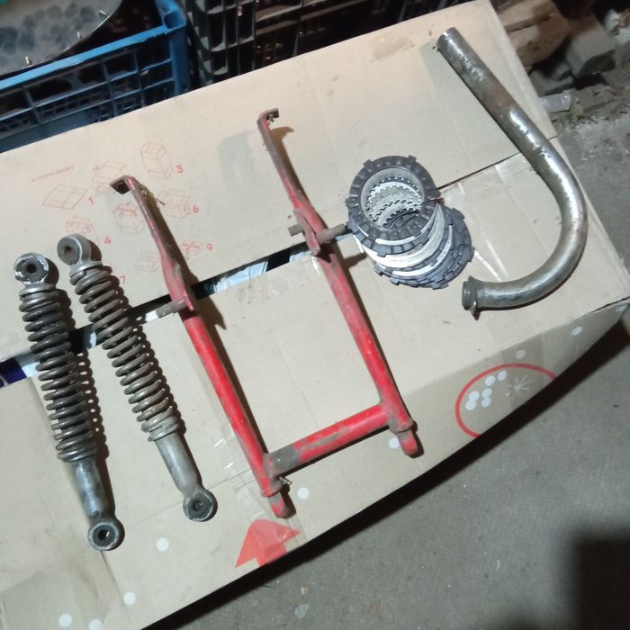 Карпаты мопед остатки.