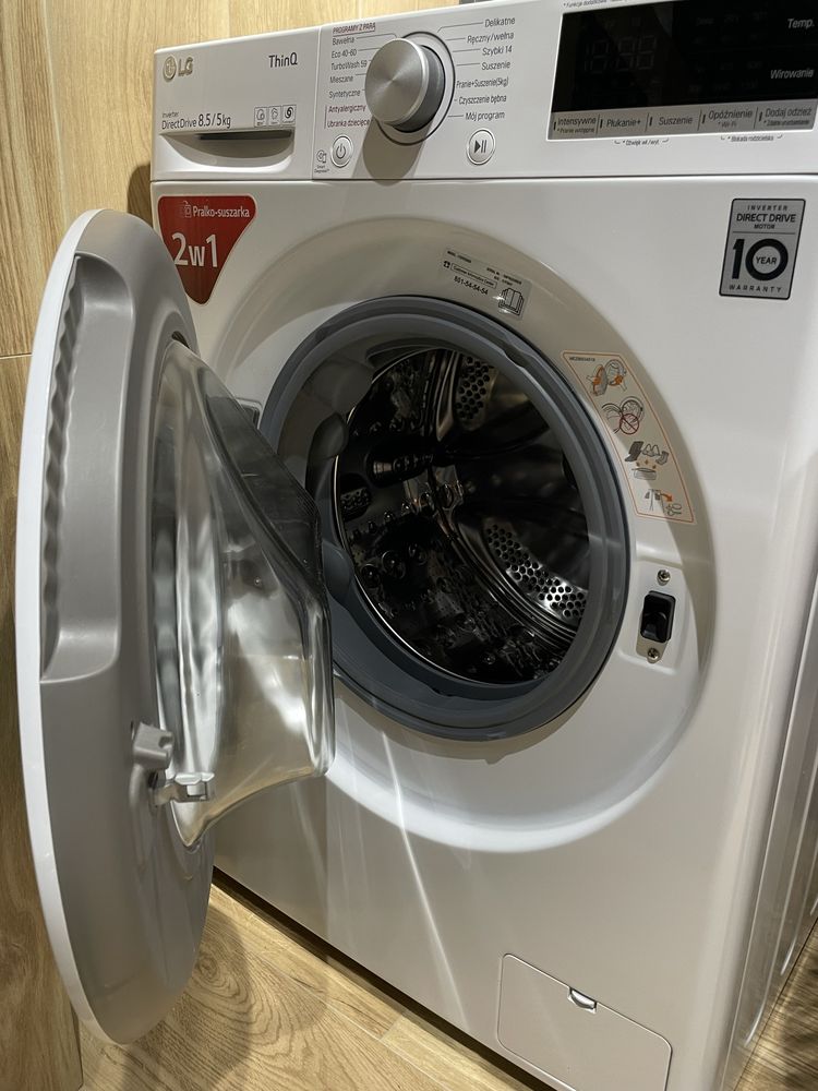 Pralko-suszarka LG F2D85500W AI DD