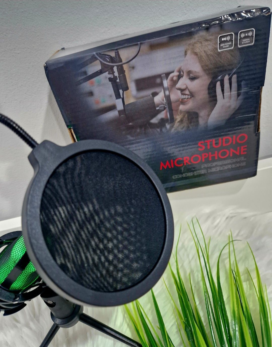 Microfone RGB USB