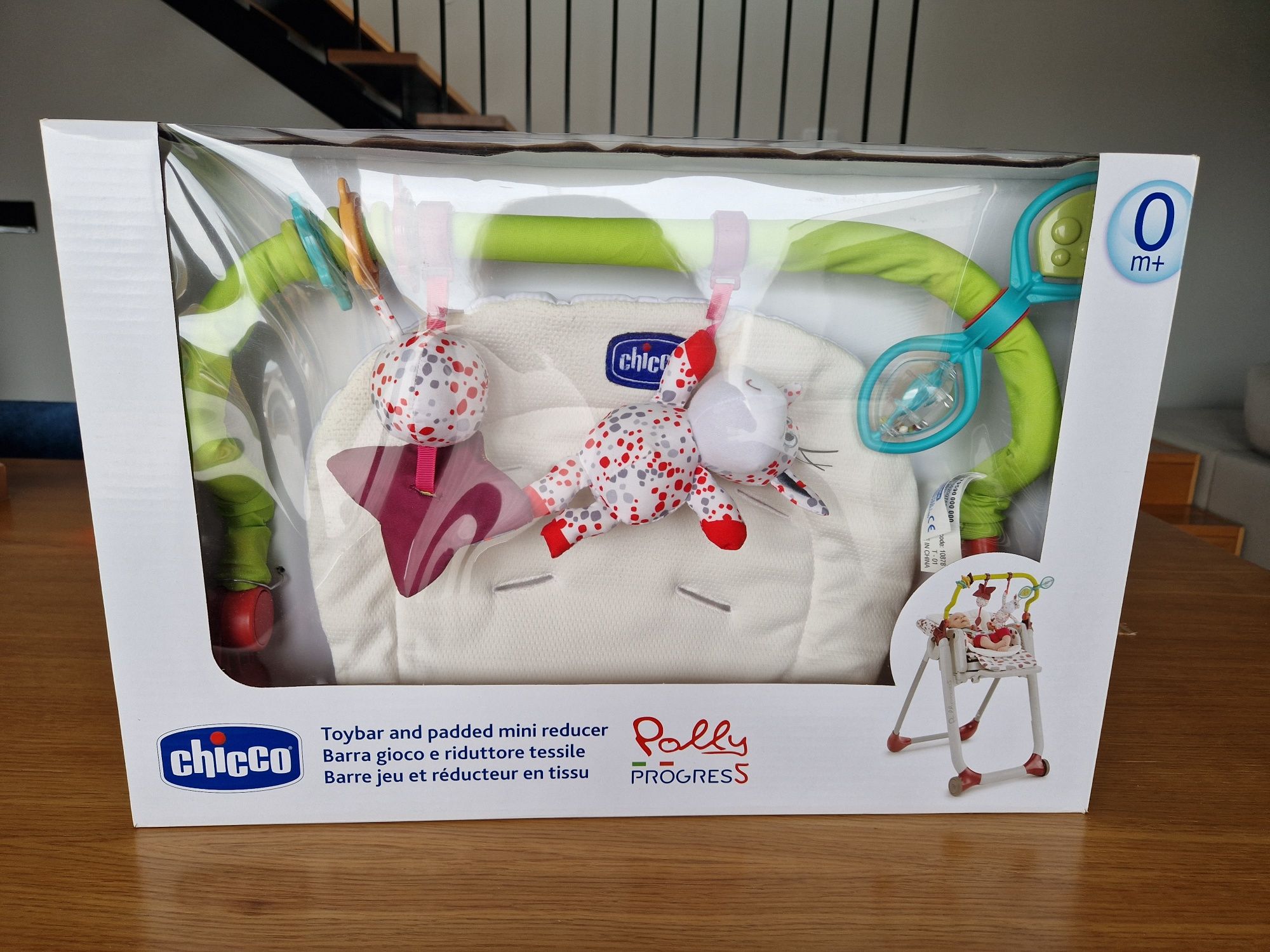Arco de brinquedos e redutor para cadeira Chicco Polly Progress