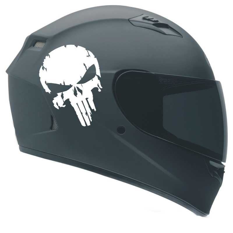 10x14cm PUNISHER CZASZKA Naklejka na motocykl kask quad