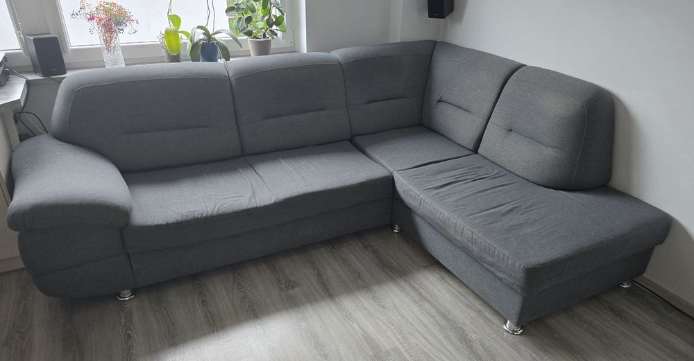 Kanapa Narożnik BRW szara 268x190