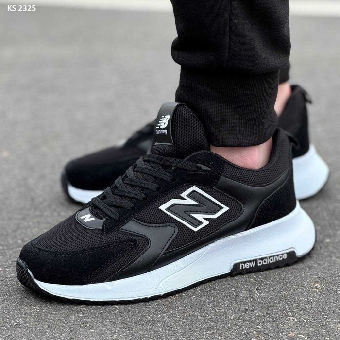 Кросівки New Balance Black White. Арт: KS 2325