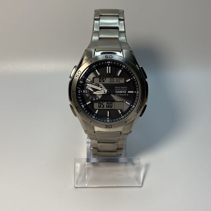 165 Годинник часы Casio WVA-M650T титан оригінал