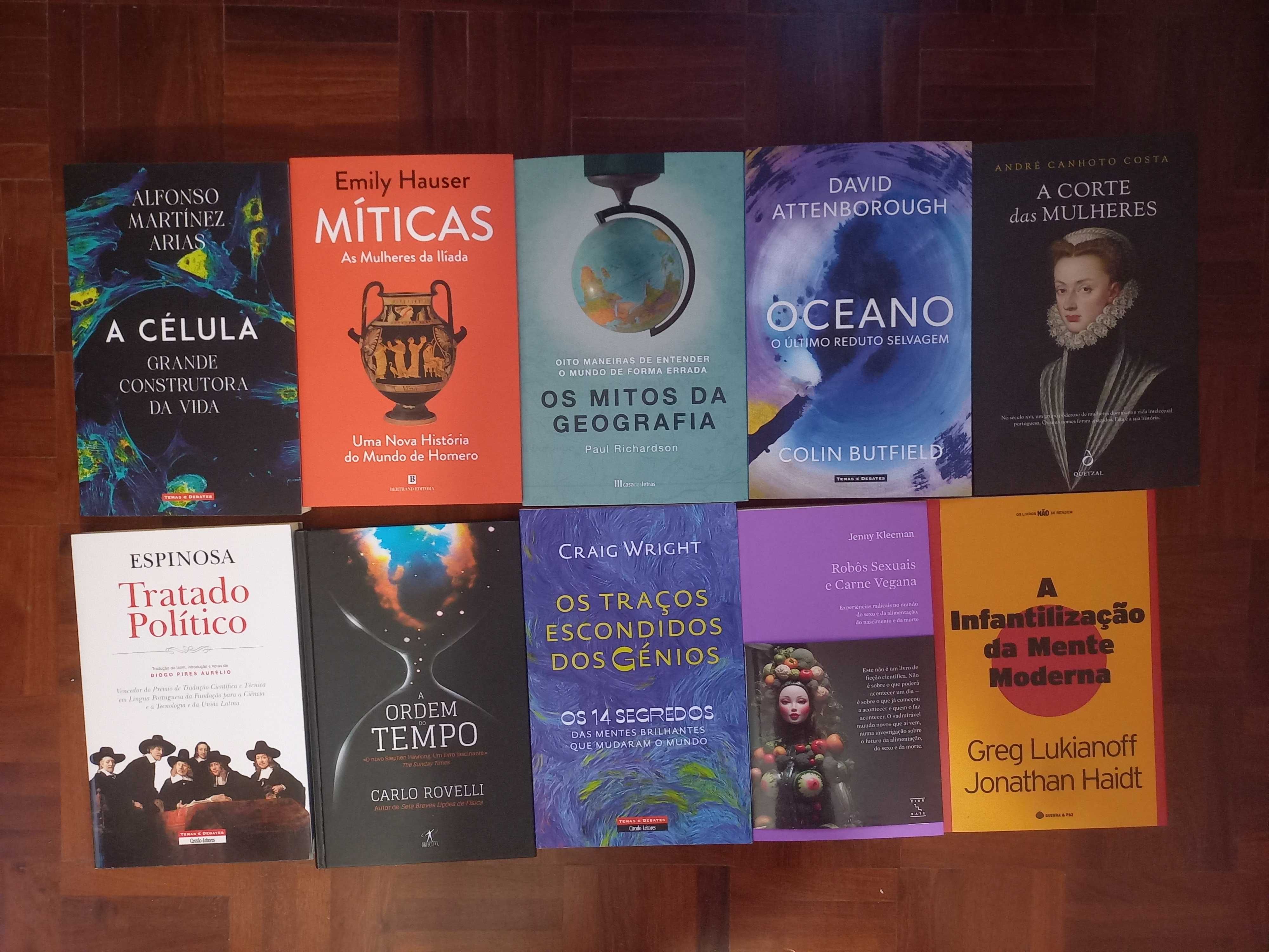 Lote de 80 livros (não ficção)