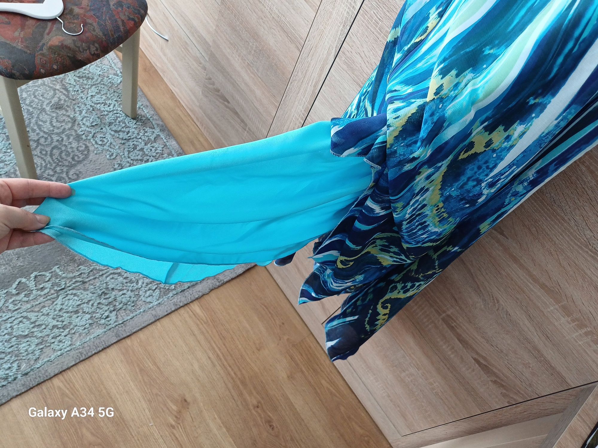 Rajska sukienka maxi,XL