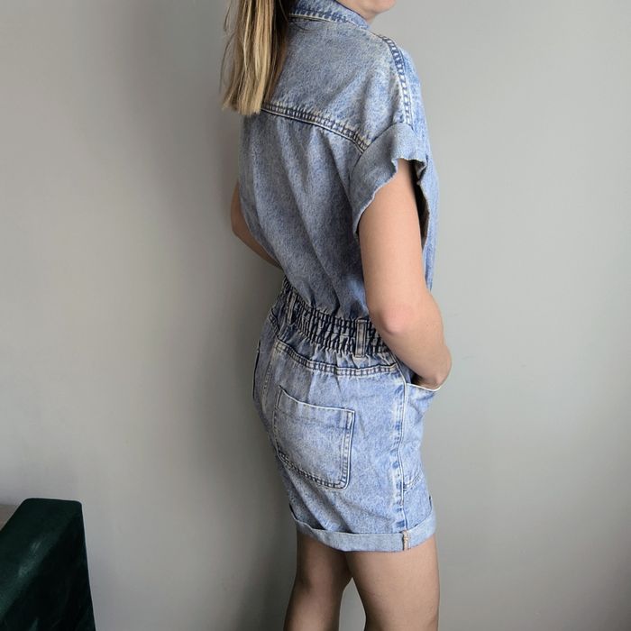 Jeansowy kombinezon damski nowy