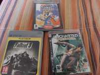 Jogos Sonic, Uncharted, Fallout - para a PS3 e PS2