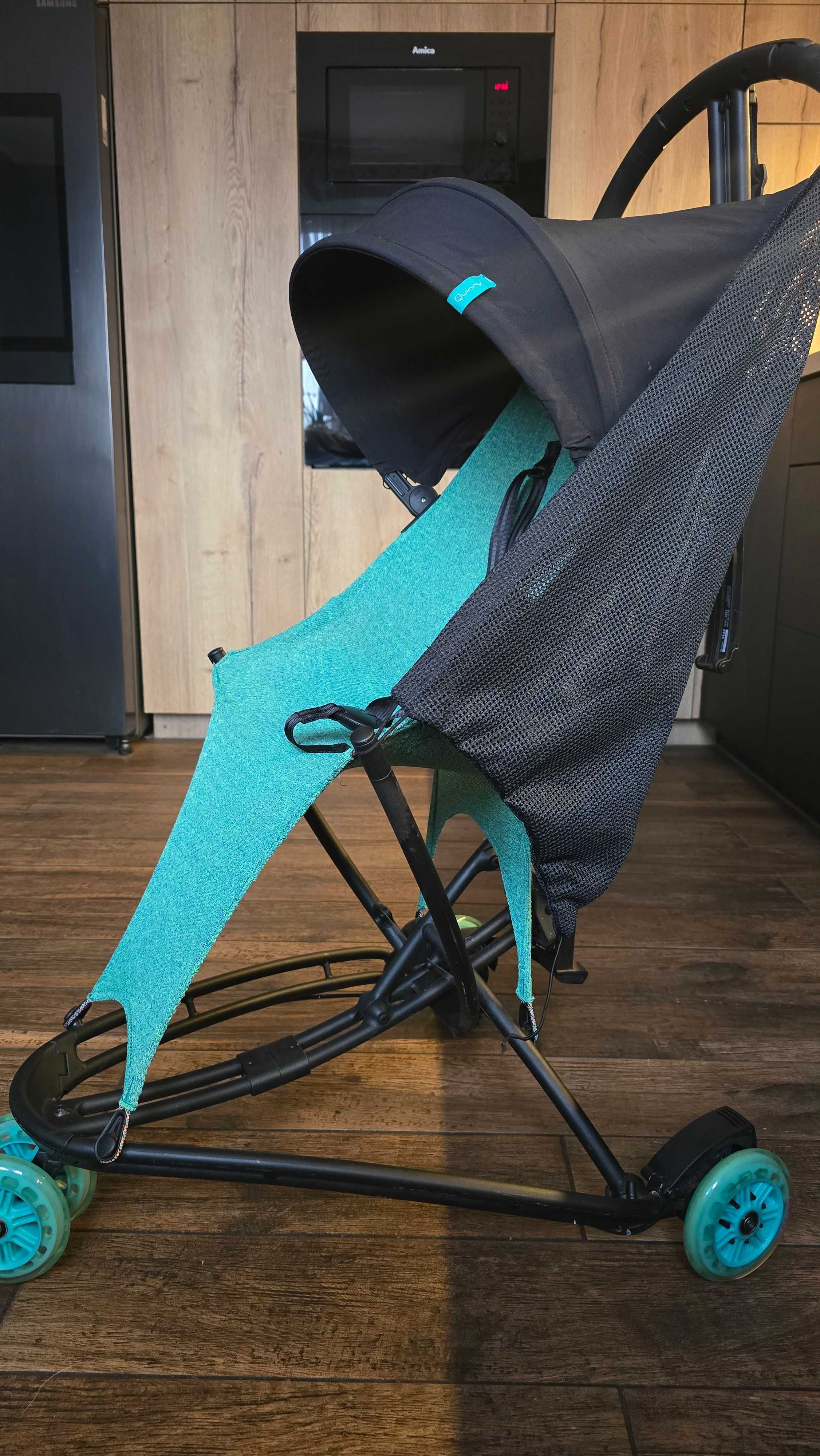 Quinny Yezz Air Aqua wózek hamak, spacerówka, parasolka,