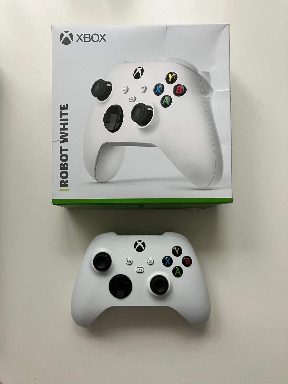 Pad kontroler Xbox robot white