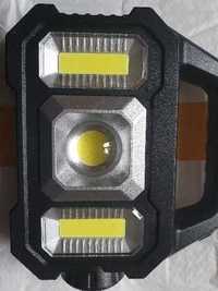 COB сонячний  + USB, перезаряджуваний , водонепроникний  ліхтар,