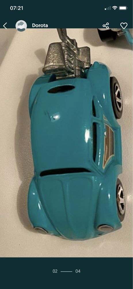 Resoraki auto autko volkswagen beetle gotta go kibelek Hot wheels