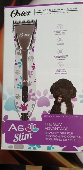 Oster A6 Slim 3-Speed Clipper Paw Print maszynka do strzyżenia psów