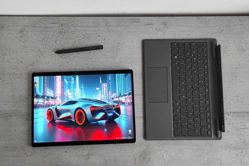 IPS 13" Touch, Core i5-1140G7 Intel XE Ноутбук планшет Dell Detachable
