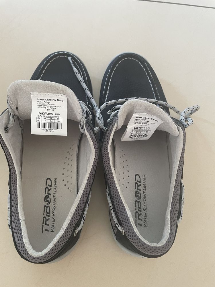 Buty żeglarskie męskie Tribord Clipper M Navy rozmiar 40