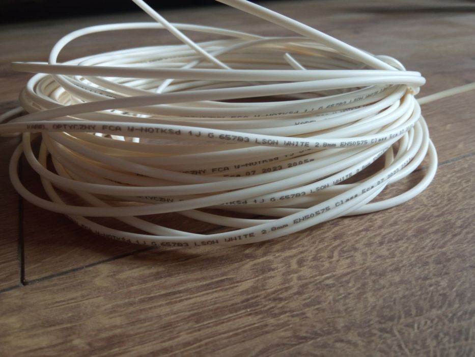 Kabel optyczny FCA W-NOTKSd1J G.657B3 L SOH WHITE 2,8mm - Bydgoszcz