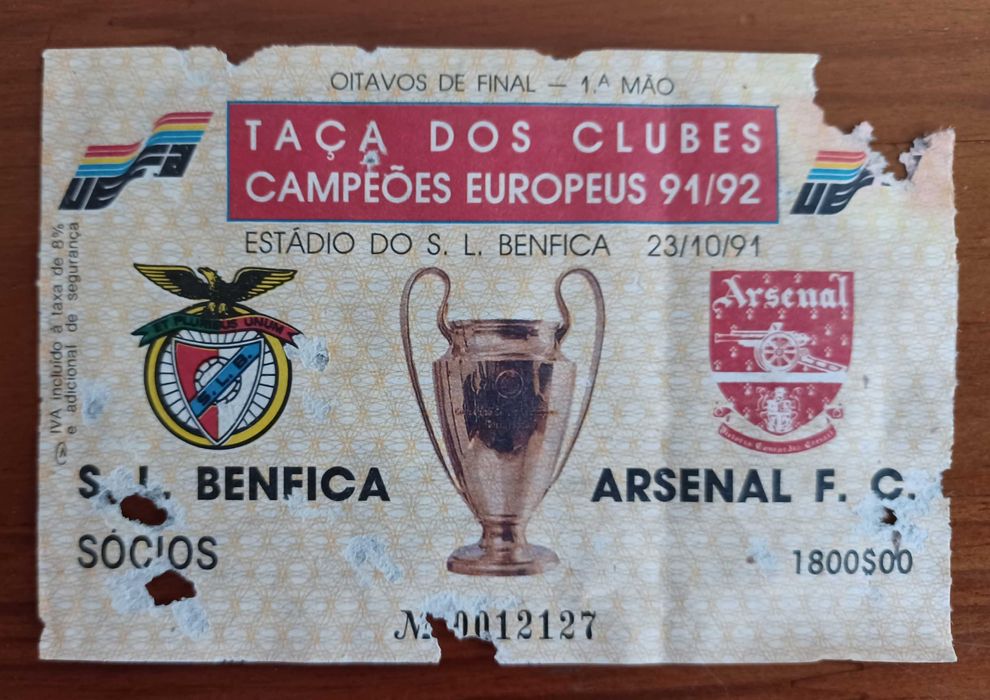 Bilhete de Futebol