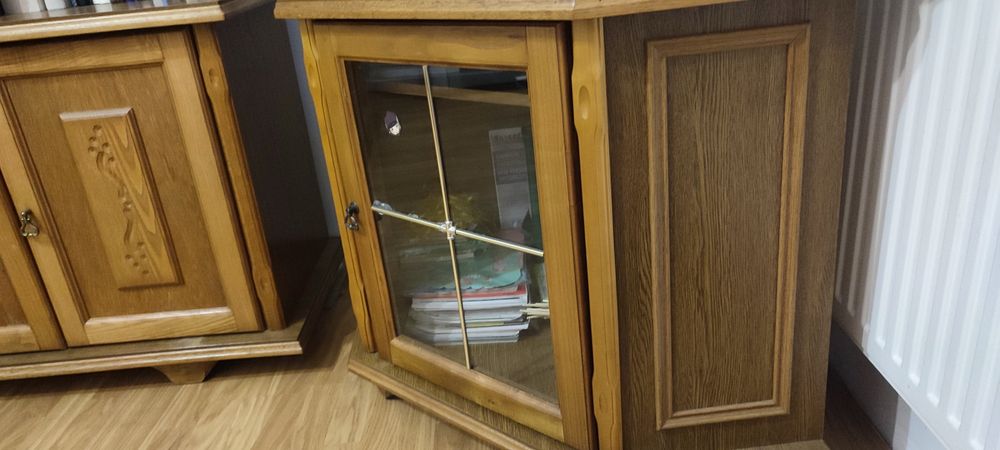 Zestaw mebli dębowych super stan