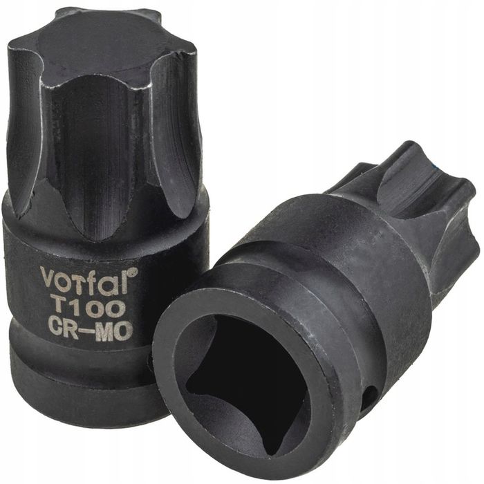 Bity Udarowe Zestaw Bitów Torx T55-t100 Nasadki Klucze Nasadowe 1/2" 6