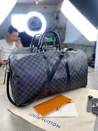 Дорожная сумка Louis Vuitton сумка для багажа Луи Виттон саквояж c128
