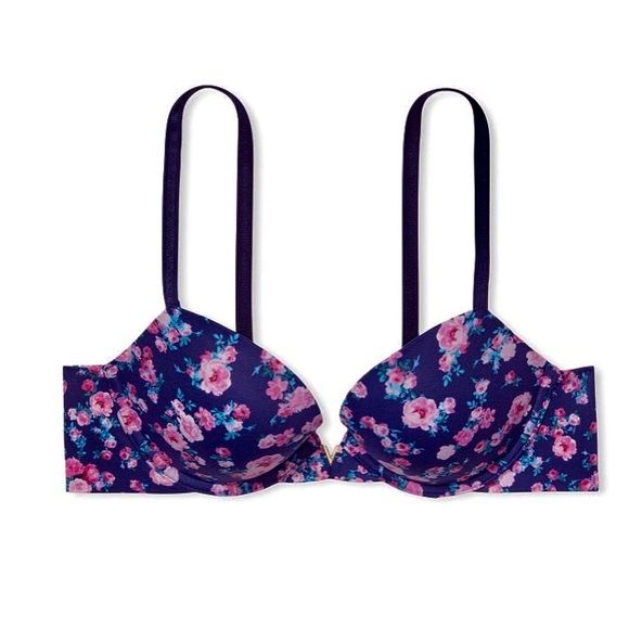 бюстгальтер Victoria's Secret Love Cloud Lightly Lined з квітковим