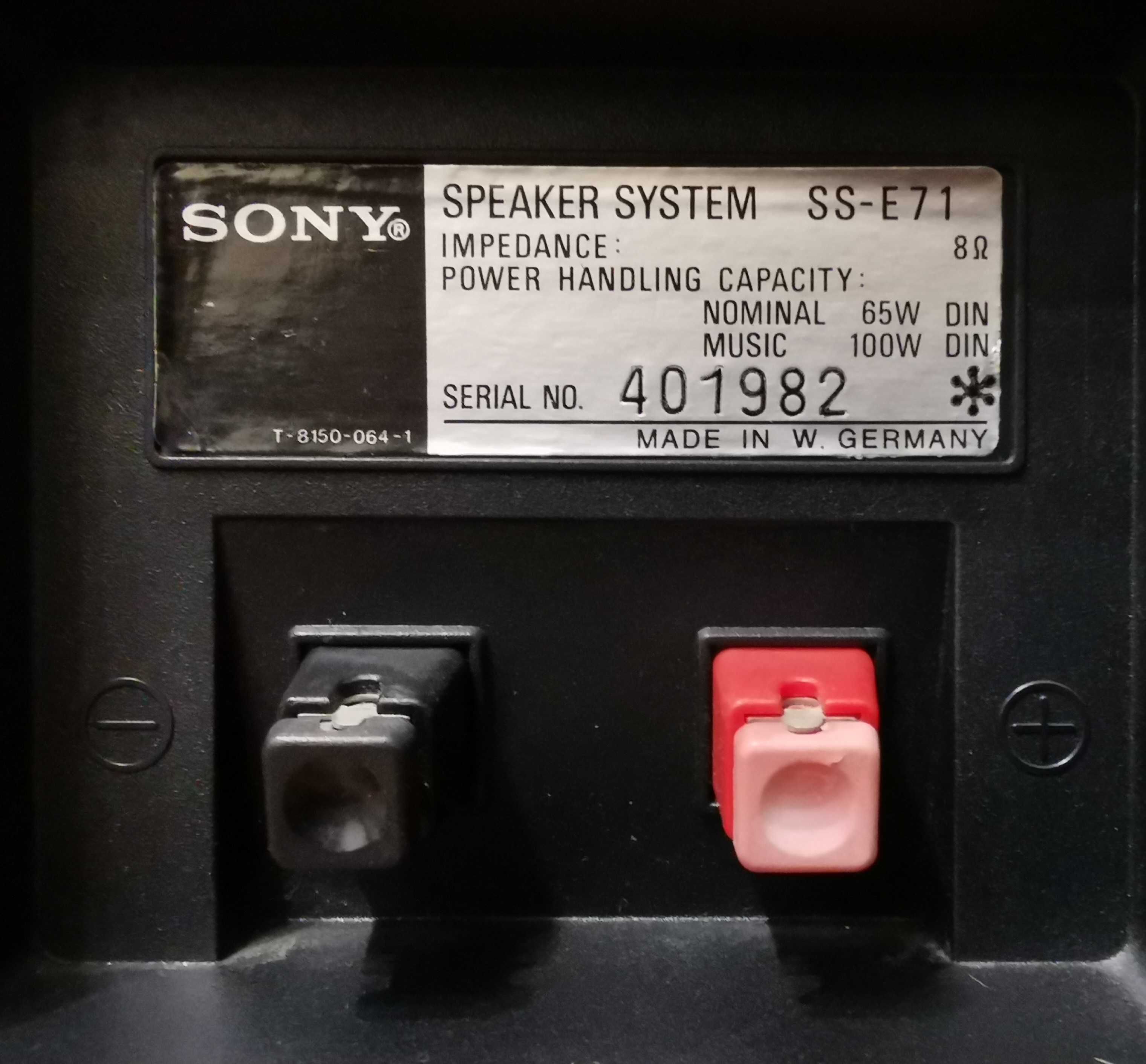 Kolumny głośnikowe stereo Vintage SS-E71