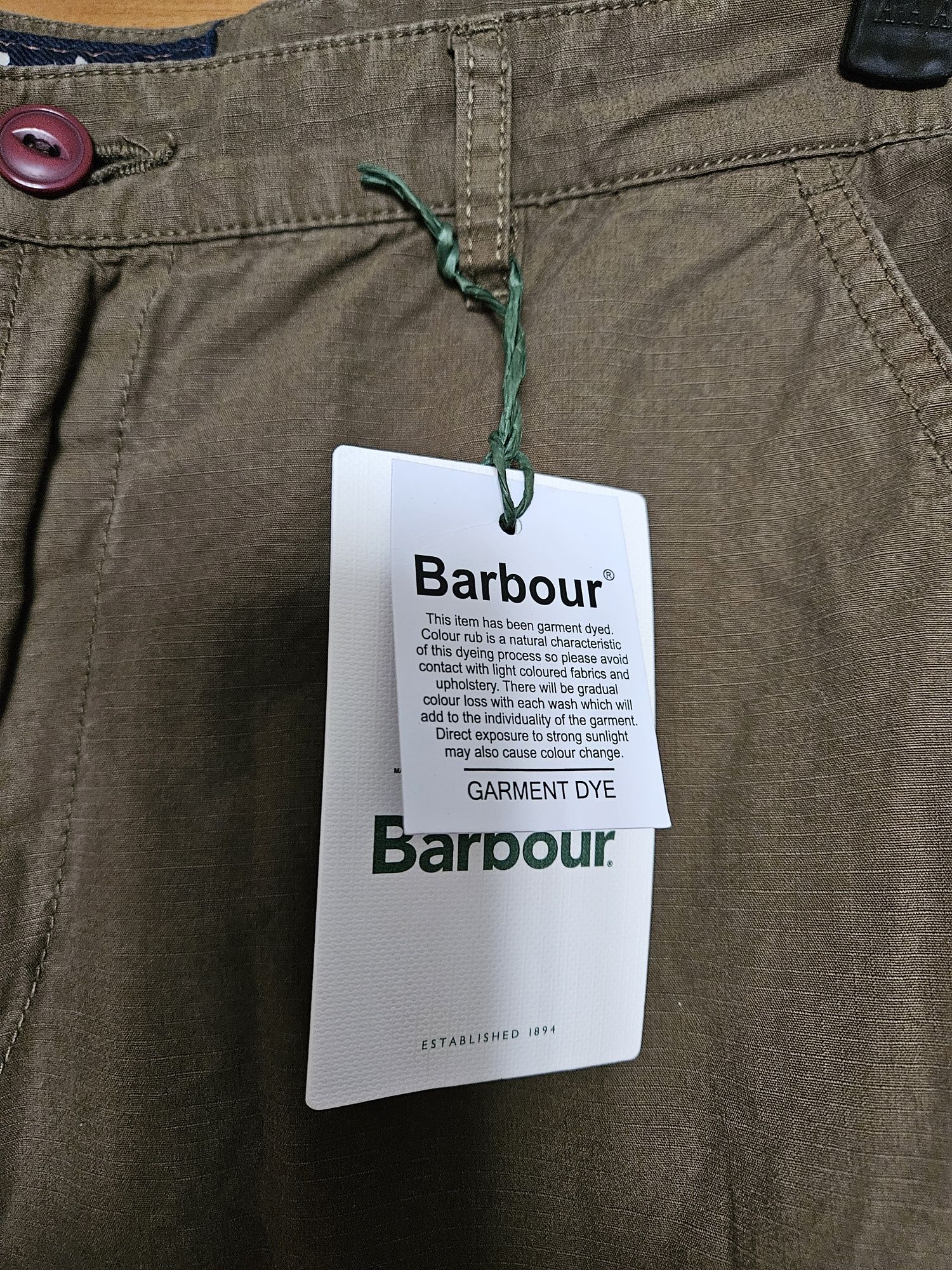 Новые мужские шорты Barbour 34р