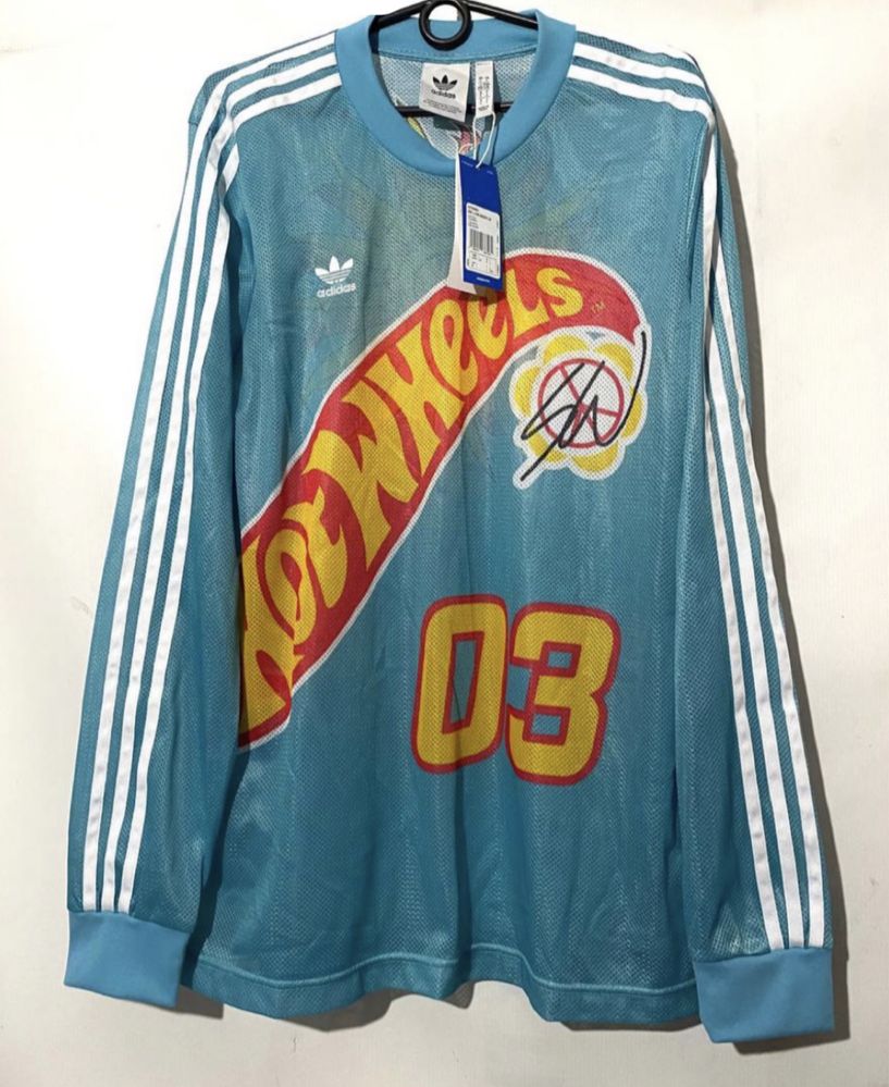 Лонгслив jersey adidas hot wheels original кофта адидас джерси реп y2k