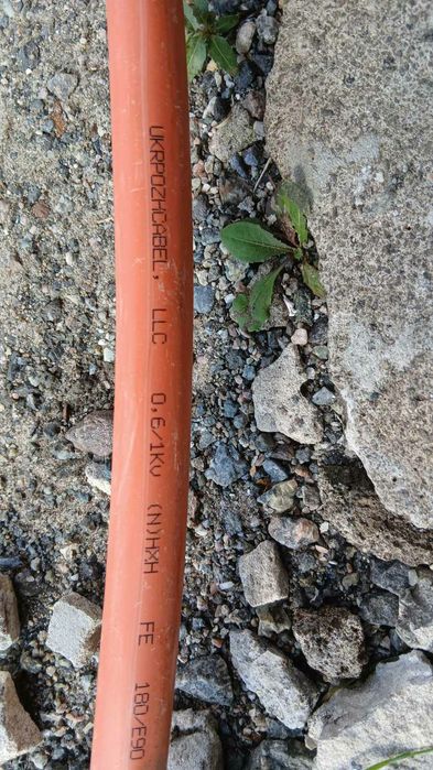 Кабель вогнестійкий NHXH FE180 E90, 5×10мм2, мідний, екранований, 2024