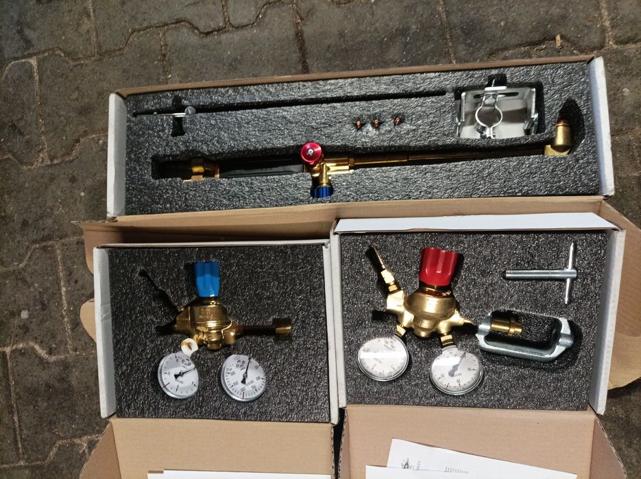 Sprzedam palnik acetylenowy, rug-cug, lewar kolejowy, reduktor