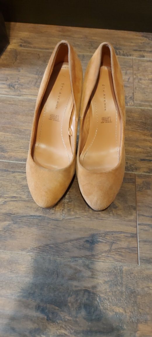 Buty szpilki 39 rude