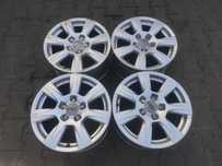 ORYGINALE FELGI ALUFELGI KOŁA 7.5J x R16 H2 ET45 AUDI A3 8P A4 B6 B7 B8 A5 8T Q5 8R S-LINE 8K0601025A WYSYŁKA !!!!