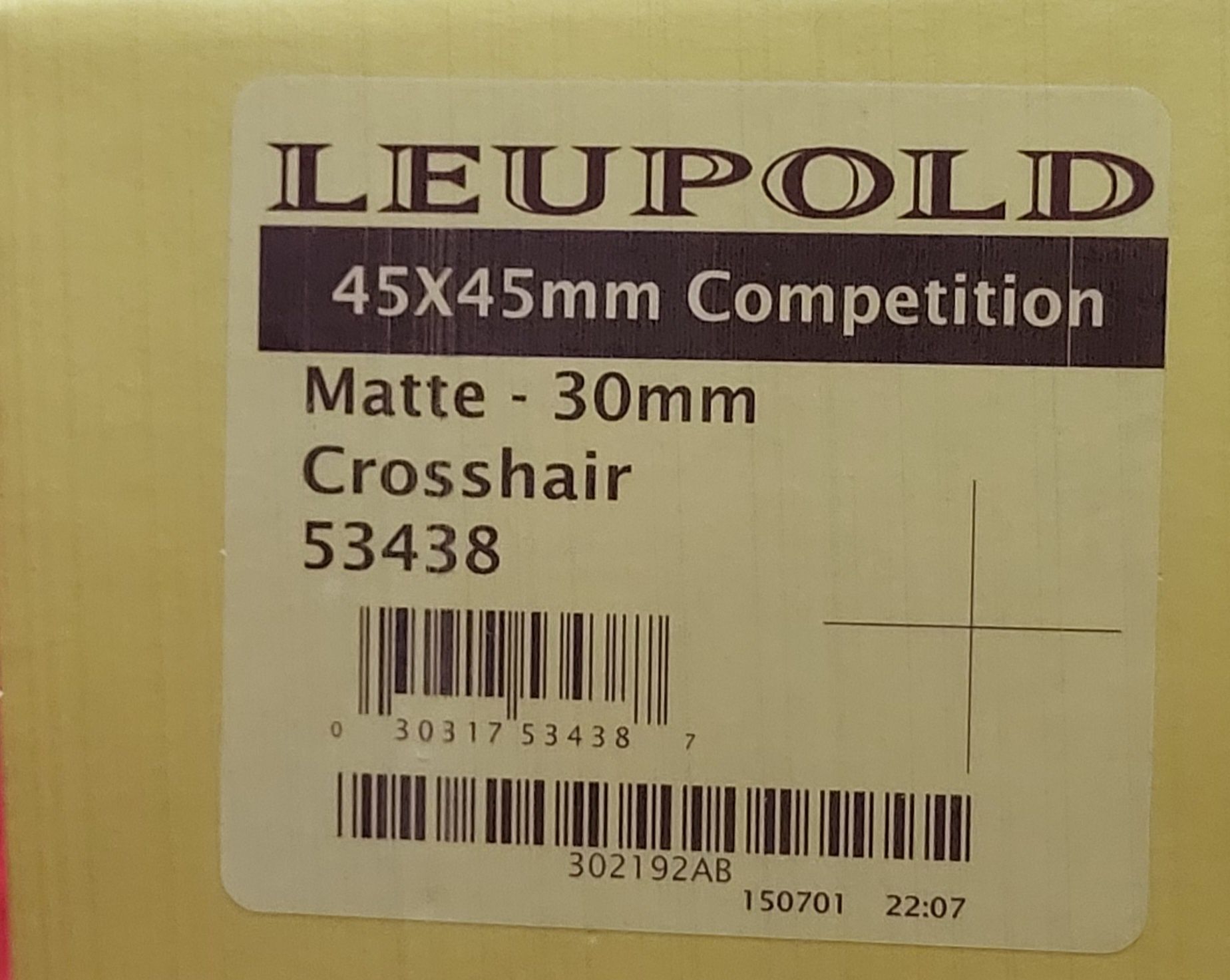 Mira telescópica Leupold 45x45