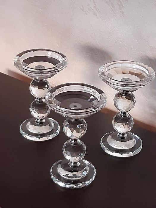 Świeczniki kryształowe Glamour Home&You